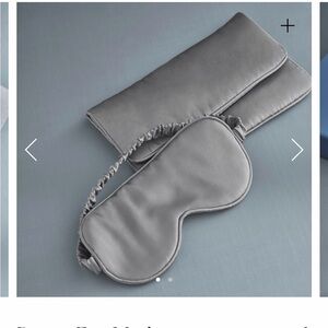 Frette dream eye mask in mid grey